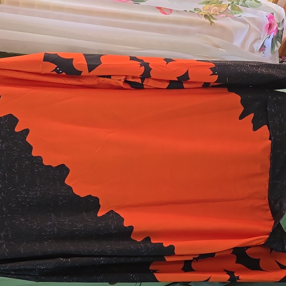 Halloween Pumpkin and Bat Hoodie 2x/3× - Picture 4 of 4